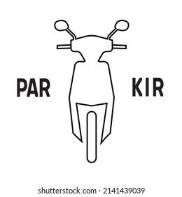 Motorcycle Parking Only
flat design
suitable for sign in logo