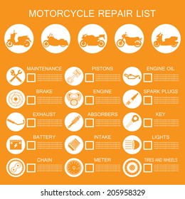 motorcycle part information