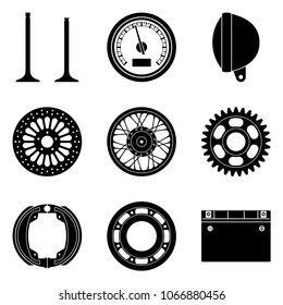 1,721 Motorcycle Brake Icon Images, Stock Photos & Vectors 