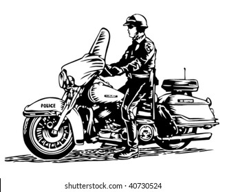 Motorcycle policeman