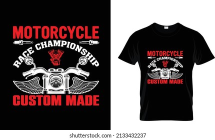 Motorcycle race championship custom... T-Shirt