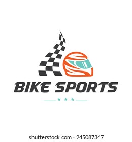 Motorcycle Races Branding Identity - Corporate vector logo design 