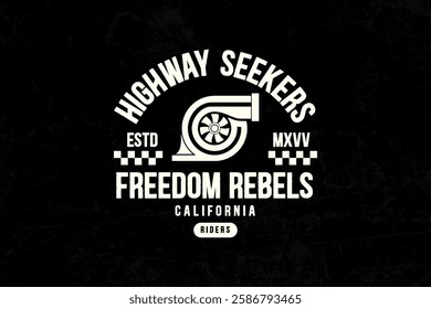 Motorcycle racing badges club emblems tshirt design Retro Racing Typography Graphics