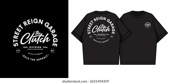 Motorcycle racing badges club emblems tshirt design Retro Racing Typography Graphics	