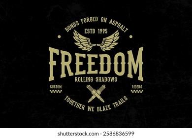 Motorcycle racing badges emblems tshirt design Retro Racing Typography Graphics