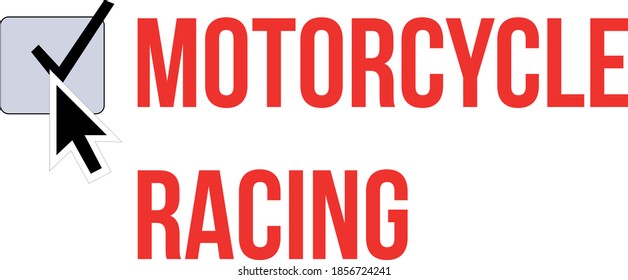 Motorcycle Racing Field being marked with the mouse pointer