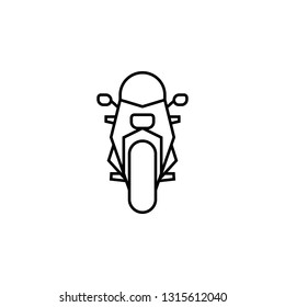 motorcycle, racing icon. Element of motor sport for mobile concept and web apps icon. Thin line icon for website design and development
