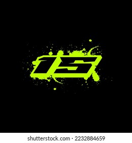Motorrad-Rennnummer-Design