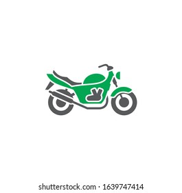Motorcycle related icon on background for graphic and web design. Creative illustration concept symbol for web or mobile app.