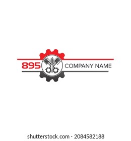 Motorcycle Repair Icon Logo Design 