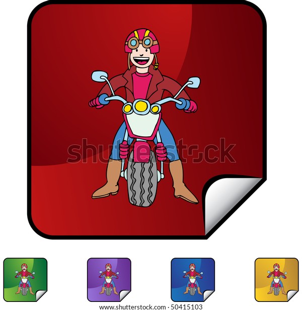 Motorcycle Rider Stock Vector (Royalty Free) 50415103 | Shutterstock