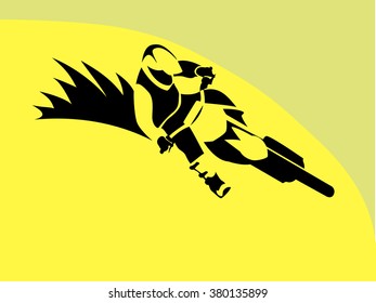 Motorcycle Rider sign