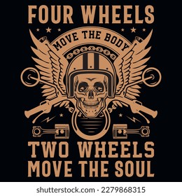 Motorcycle rider vintages tshirt design