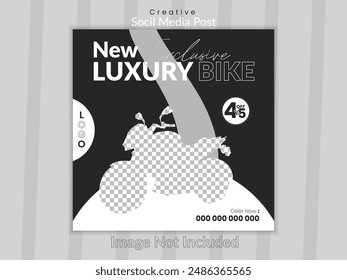 Motorcycle sale promotion sale social media ads banner	