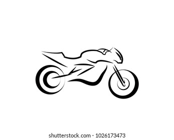 Motorcycle Shield vector design
