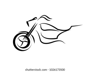 Motorcycle Shield vector design
