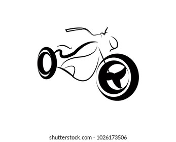 Motorcycle Shield Vector Design Stock Vector (Royalty Free) 1026173506 ...