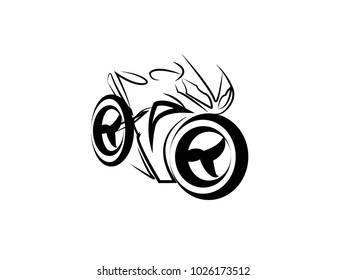 Motorcycle Shield Vector Design Stock Vector (Royalty Free) 1026173512 ...