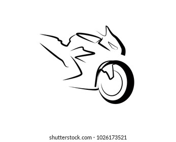 Motorcycle Shield vector design
