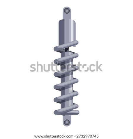 Motorcycle shock absorber ensures smooth riding by absorbing bumps and vibrations