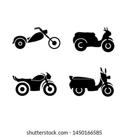 Motorcycle sign for design working.