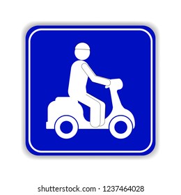 Motorcycle sign vector