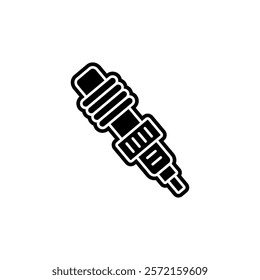 motorcycle spark plug icon , automotive icon