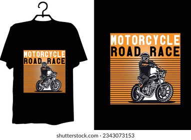 Motorcycle t shirt design vector