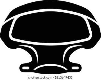 Motorcycle Tail Lamp Silhouette Icon
