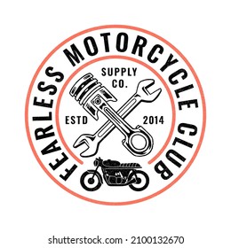 Motorcycle theme vector artwork for apparel prints, posters, stickers and other uses.