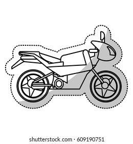 motorcycle transport extrem cut line