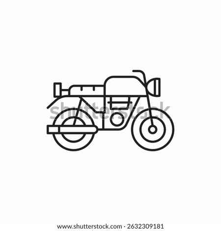 motorcycle transport icon sign vector