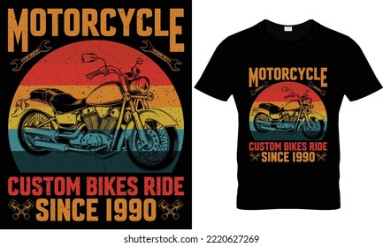 motorcycle t-shirt design beautiful ball template 100% vector best Vector graphic for T-Shirt illustration and other uses. print ready File any products