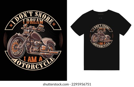 Motorcycle T-shirt design motorbike bike t shirt design