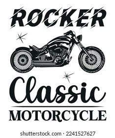 Motorcycle T-shirt Design Perfect For Others