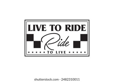 Motorcycle tshirt design Retro Racing Typography Graphics