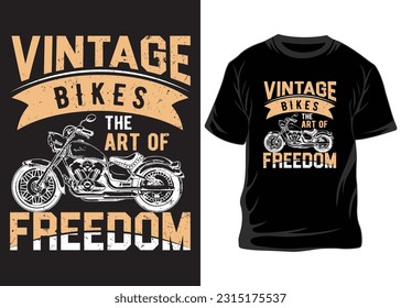 Motorcycle t-shirt design template. Best Selling Vintage T-Shirt Design, Vector graphic, typographic poster, vintage or t-shirt, Vintage Motorcycle, bike, biker, motorbike, race, championship vector.