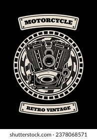 Motorcycle tshirt design, Motorcycle vintage graphics