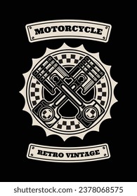 Motorcycle tshirt design, Motorcycle vintage graphics