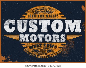 motorcycle t-shirt graphic