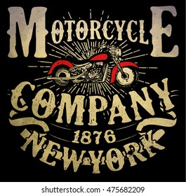 motorcycle t-shirt graphic