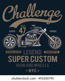 motorcycle t-shirt graphic