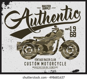 motorcycle t-shirt  graphic