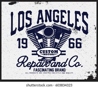 motorcycle t-shirt graphic