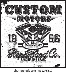 motorcycle t-shirt graphic