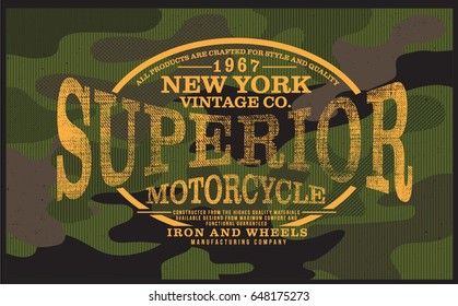 motorcycle t-shirt graphic