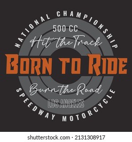  motorcycle typography, tee shirt graphics, vectors. badge