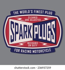 Motorcycle typography, t-shirt graphics, vectors