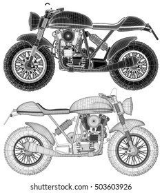 Motorcycle Vector 19