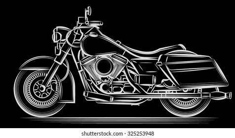 Motorcycle vector